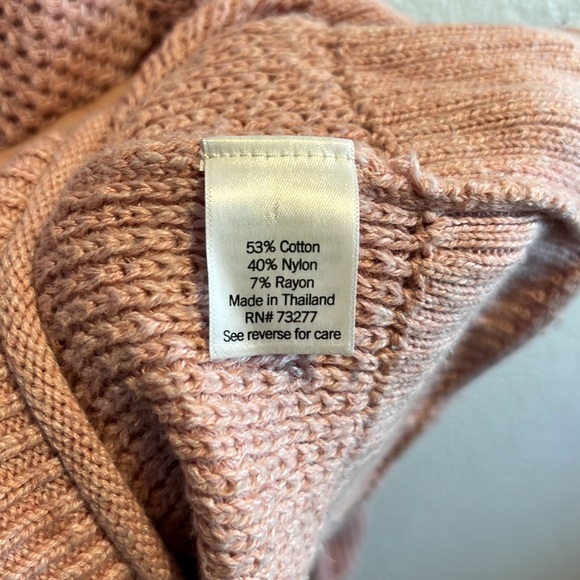 Sonoma Pink Knit Sweater - size medium - Picture 4 of 4